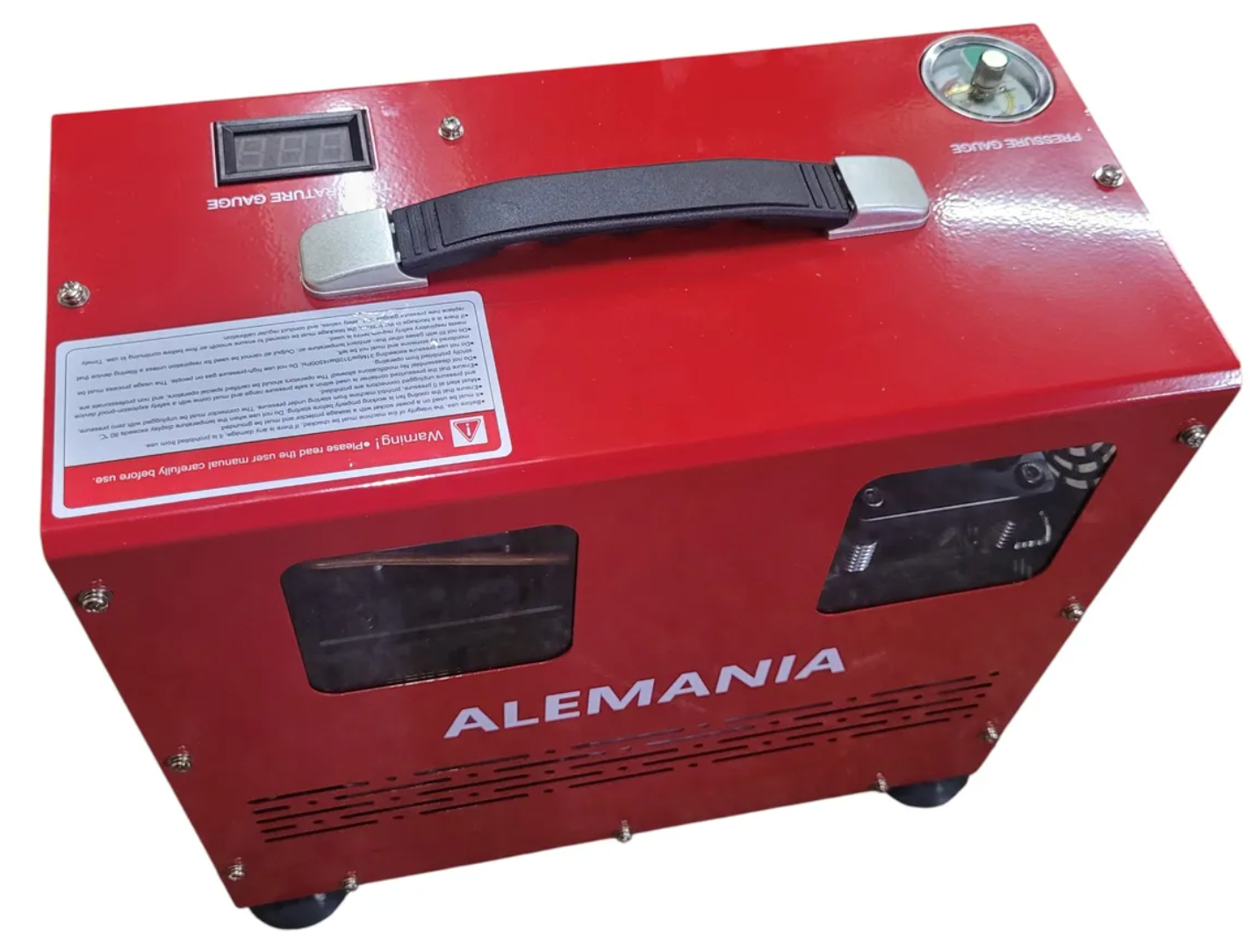 Compresor Pcp De 2 Pistones Marca Alemania Rojo