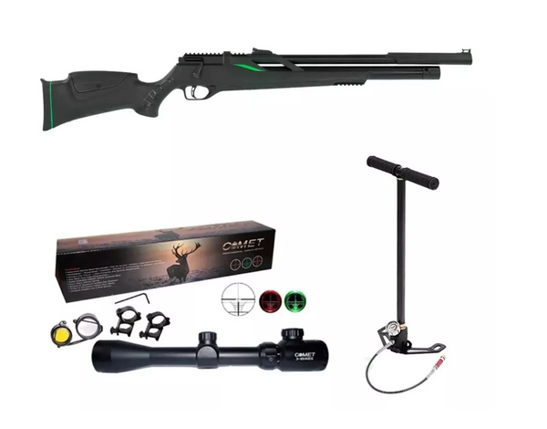 Rifle Pcp T-rex + Mira 6-24x50+ Bombin + Poston | Hiking Outdoor