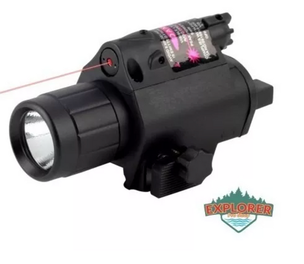 Laser Linterna Tactica Fusil Airsoft Paintball Hiking Outdo