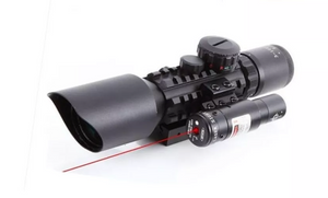 Mira Telescópica 3-10x42 + Laser /rifle Pcp / Hiking Outdoor