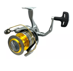 Carrete Reel Okuma Avenger Av-4000 Freno De 17.6 Lb Color Gris/Negro/Dorado Lado de la manija Derecho/Izquierdo