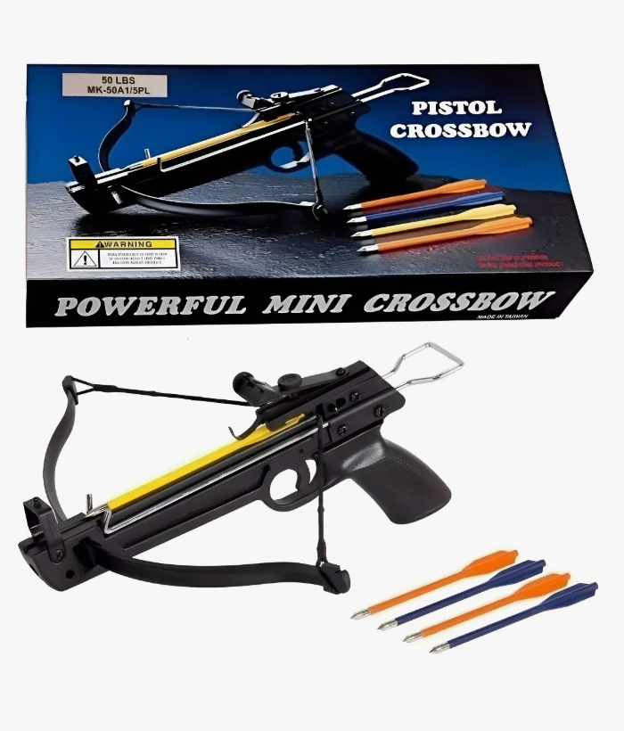 Ballesta recurva Besta/Short, 50 libras, MK-50A2/5PL, Man Kung