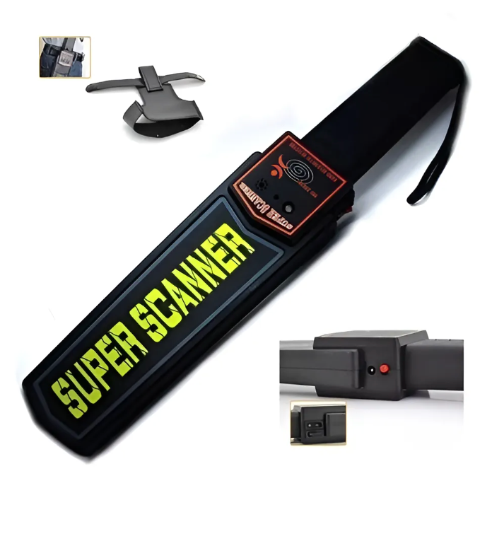 Detector De Metales De Mano 41 Cm / Negro