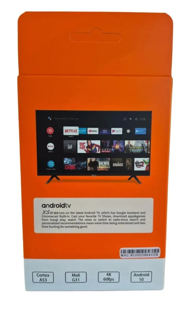 Deco Tvbox Tv3 Androide 8g +128 Gb Android Magis Tv Negro Normal