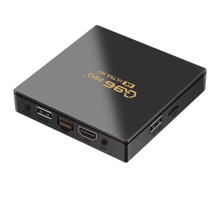 Q96 Max TV Box Android 14.0 8GB 128GB 4K Ultra HD Wi-Fi HDMI Control Remoto