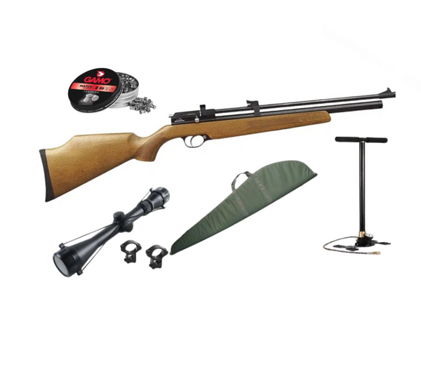 Rifle Pcp Pr900 + Bombin Funda Mira Poston / Hiking Outdoor - OFERTA