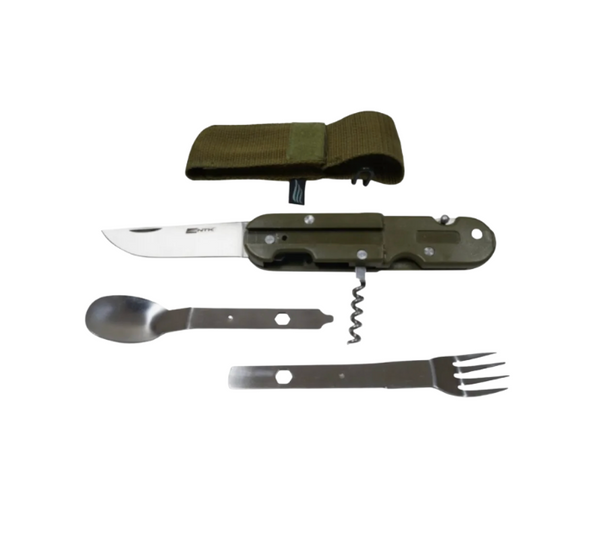 Cubiertos Servicio Camping S607 - Militar - Hiking Outdoor