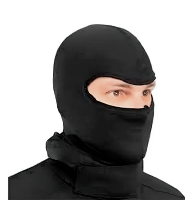 Pasamontaña Lycra Nuevos !! - Negro - Liso - Estandar