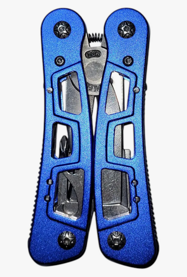 Alicate Multiuso Azul 9 Funciones Con Estuche