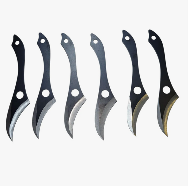 Kunai 6 Cuchillos De Lanzar Sujeta Pierna