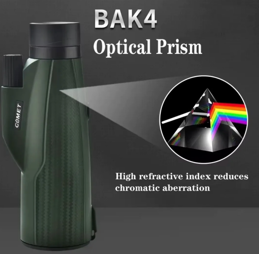 Monocular Profesional Comet 10x50 Waterproof / Hiking Outdoor