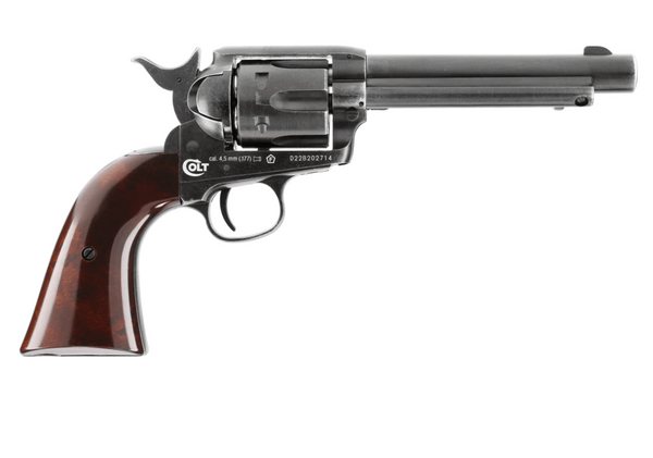 Revólver CO2 Umarex Colt SAA .45 Cal. 4.5 mm Postón – 6 Disparos 5.5” / Hiking Outdoor | Oferta