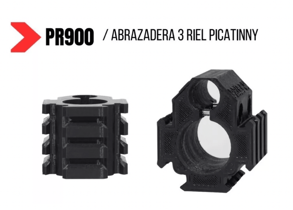 Abrazadera Rifle Pcp Pr900 3 Riel / Hiking Outdoor - hiking outdoor Chile - Abrazadera Rifle Pcp Pr900 3 Riel / Hiking Outdoor - hiking outdoor Chile - Armas -
