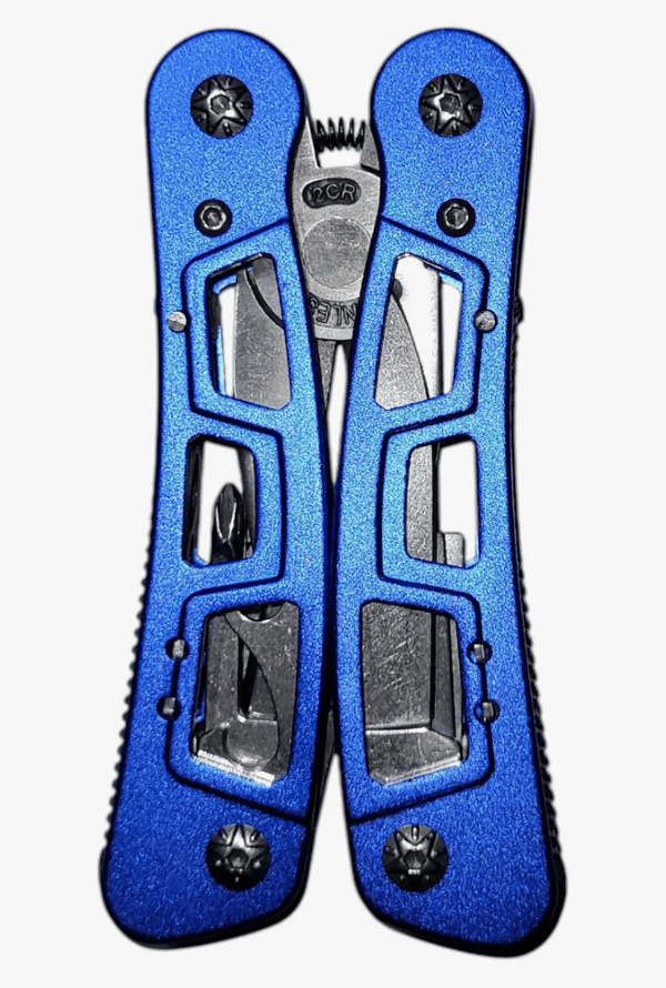 Alicate Multiuso Azul 9 Funciones Con Estuche - hiking outdoor Chile - Alicate Multiuso Azul 9 Funciones Con Estuche - hiking outdoor Chile - 