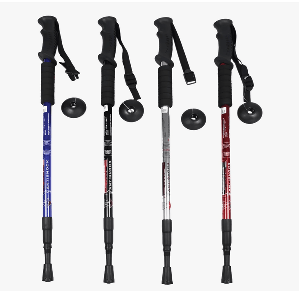 Bastones De Trekking Nuevos !! Max 1.35 Mts / Hiking Outdoor - hiking outdoor Chile - Bastones De Trekking Nuevos !! Max 1.35 Mts / Hiking Outdoor - hiking outdoor Chile - 