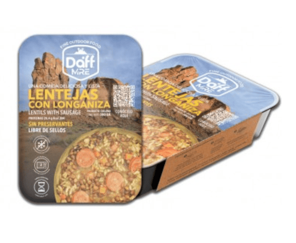 Comida Outdoor Daff Plato / Racion Combate / LENTEJA CON LONGANIZA / Hiking Outdoor - hiking outdoor Chile - Comida Outdoor Daff Plato / Racion Combate / LENTEJA CON LONGANIZA / Hiking Outdoor - hiking outdoor Chile - 