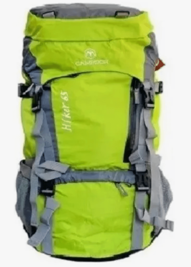 Mochila Alta Montaña 65 Lts Trekking - Outdoor - Camping Verde Lima Liso / OFERTA - hiking outdoor Chile - Mochila Alta Montaña 65 Lts Trekking - Outdoor - Camping Verde Lima Liso / OFERTA - hiking outdoor Chile - OUTDOOR -