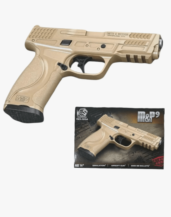 Pistola Airsoft Smith & Wesson Mp9 Coyote / Resorte / Hiking - hiking outdoor Chile - Pistola Airsoft Smith & Wesson Mp9 Coyote / Resorte / Hiking - hiking outdoor Chile - 