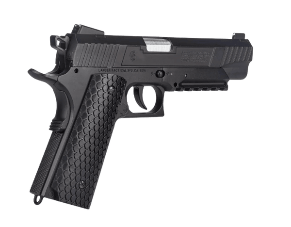 Pistola Lancer Tactical Cobra 1911 Blowback / Hiking Outdoor Negro 45 Mm - hiking outdoor Chile - Pistola Lancer Tactical Cobra 1911 Blowback / Hiking Outdoor Negro 45 Mm - hiking outdoor Chile - 