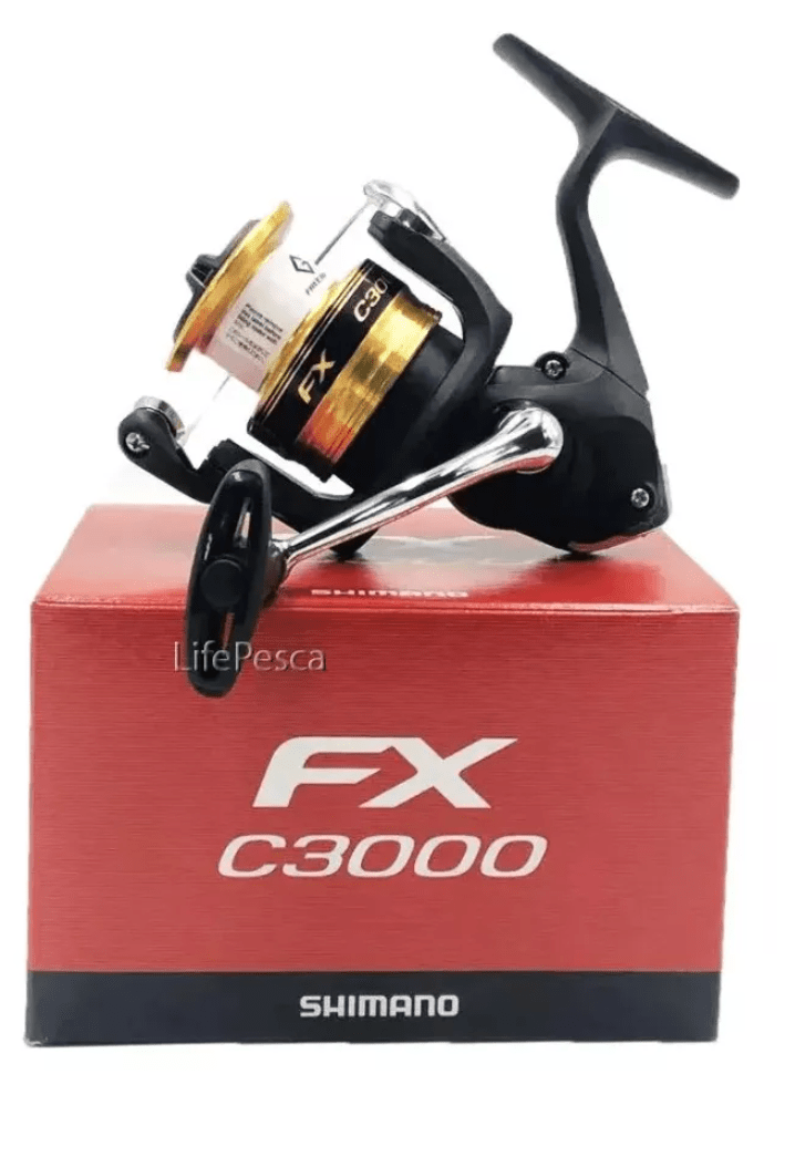 Reel frontal Shimano FX FC C3000 derecho/izquierdo color negro - hiking outdoor Chile - Reel frontal Shimano FX FC C3000 derecho/izquierdo color negro - hiking outdoor Chile - 