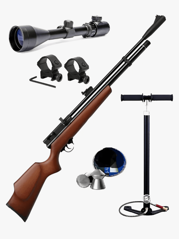 Rifle Beeman Chief 3 Mad. Regulado + Bombin + Mira / Hiking Madera 139.7 Mm - hiking outdoor Chile - Rifle Beeman Chief 3 Mad. Regulado + Bombin + Mira / Hiking Madera 139.7 Mm - hiking outdoor Chile - Oferta -
