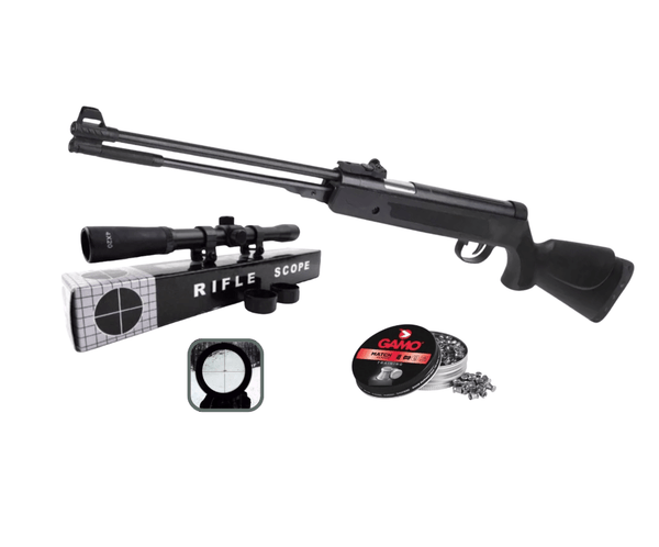 RIFLE WF600P - RESORTE Incluye MIRA TELESCOPICA 4X20 + POSTONES - hiking outdoor Chile - RIFLE WF600P - RESORTE Incluye MIRA TELESCOPICA 4X20 + POSTONES - hiking outdoor Chile - ART. CAZA -