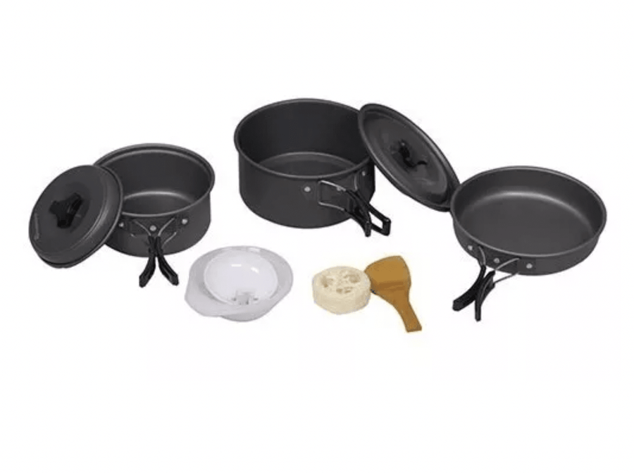 Set De Ollas 3-4 Personas Camping Trekking / Hiking Outdoor - hiking outdoor Chile - Set De Ollas 3-4 Personas Camping Trekking / Hiking Outdoor - hiking outdoor Chile - 