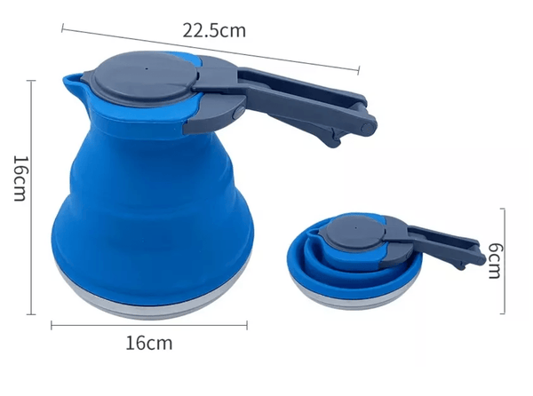 Tetera Plegable Silicona Camping / Hiking Outdoor - hiking outdoor Chile - Tetera Plegable Silicona Camping / Hiking Outdoor - hiking outdoor Chile - 