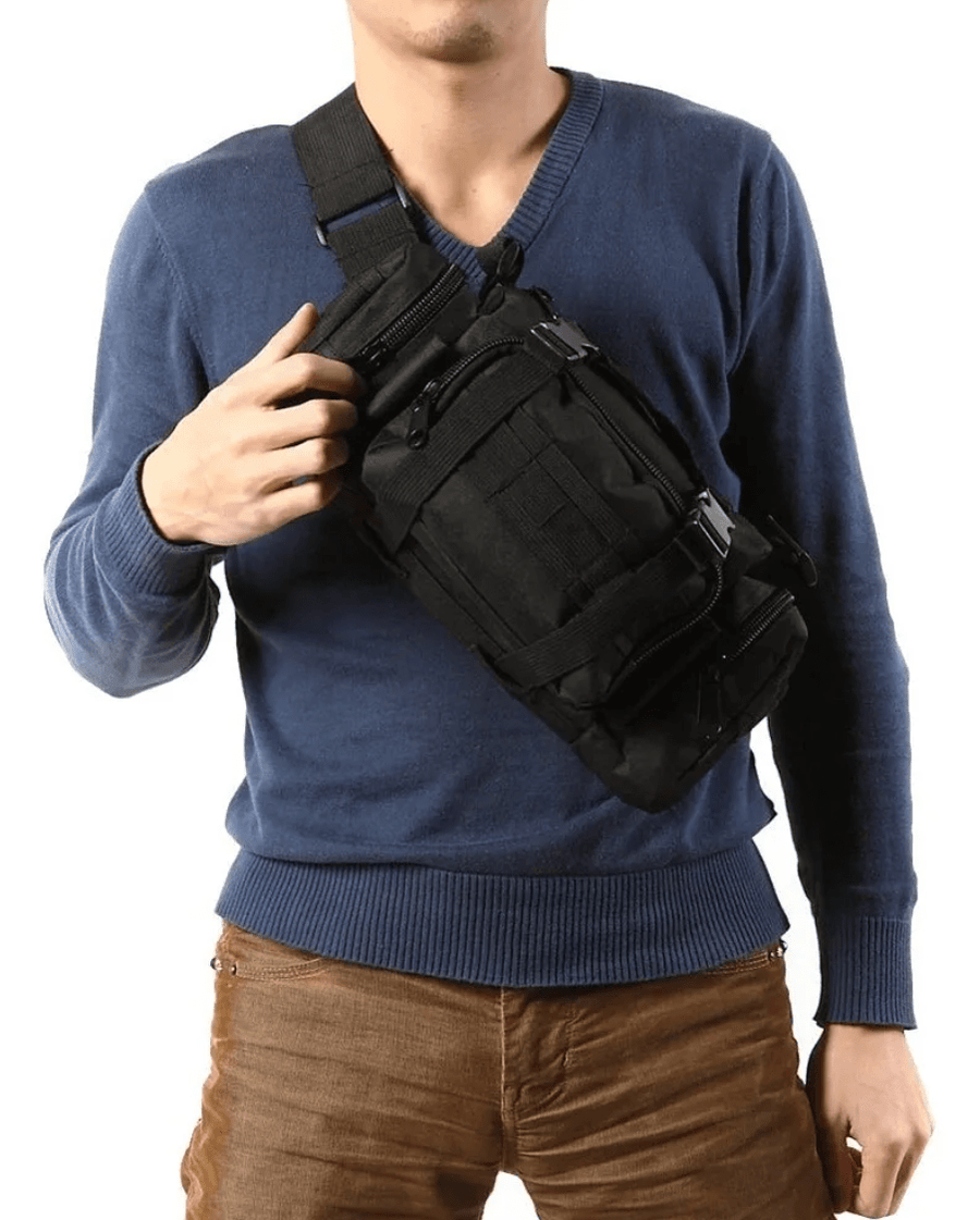 Banano Tactico + Bolso Poush Molle Militar - hiking outdoor Chile - Banano Tactico + Bolso Poush Molle Militar - hiking outdoor Chile - 