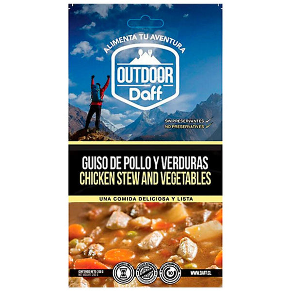 GUISO DE POLLO CON VERDURAS/ALIMENTO DAFF - hiking outdoor Chile - GUISO DE POLLO CON VERDURAS/ALIMENTO DAFF - hiking outdoor Chile - OUTDOOR -