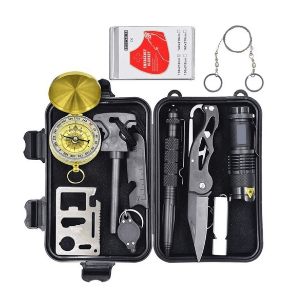 Kit De Sobrevivencia 12 En 1 Outdoor 12 P Militar, Camping - hiking outdoor Chile - Kit De Sobrevivencia 12 En 1 Outdoor 12 P Militar, Camping - hiking outdoor Chile - ART. CAZA -
