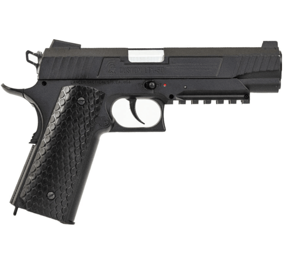 Lancer Tactical cobra 1911 CO2 - 4,5 - Negro - Blowback - hiking outdoor Chile - Lancer Tactical cobra 1911 CO2 - 4,5 - Negro - Blowback - hiking outdoor Chile - ART. CAZA -