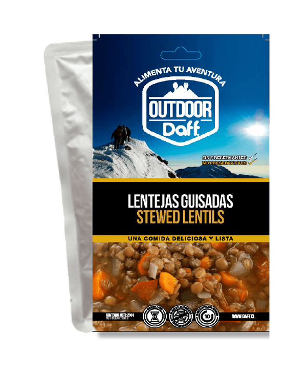LENTEJAS GUISADAS // ALIMENTO DAFF - hiking outdoor Chile - LENTEJAS GUISADAS // ALIMENTO DAFF - hiking outdoor Chile - OUTDOOR -