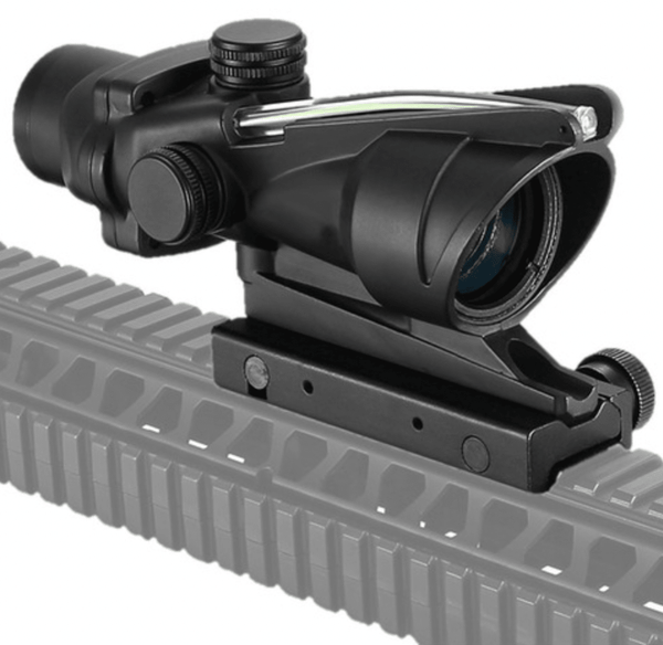 Mira con Aumento y Punto Rojo ACOG 4×32 con Fibra funcional - hiking outdoor Chile - Mira con Aumento y Punto Rojo ACOG 4×32 con Fibra funcional - hiking outdoor Chile - MILITAR -