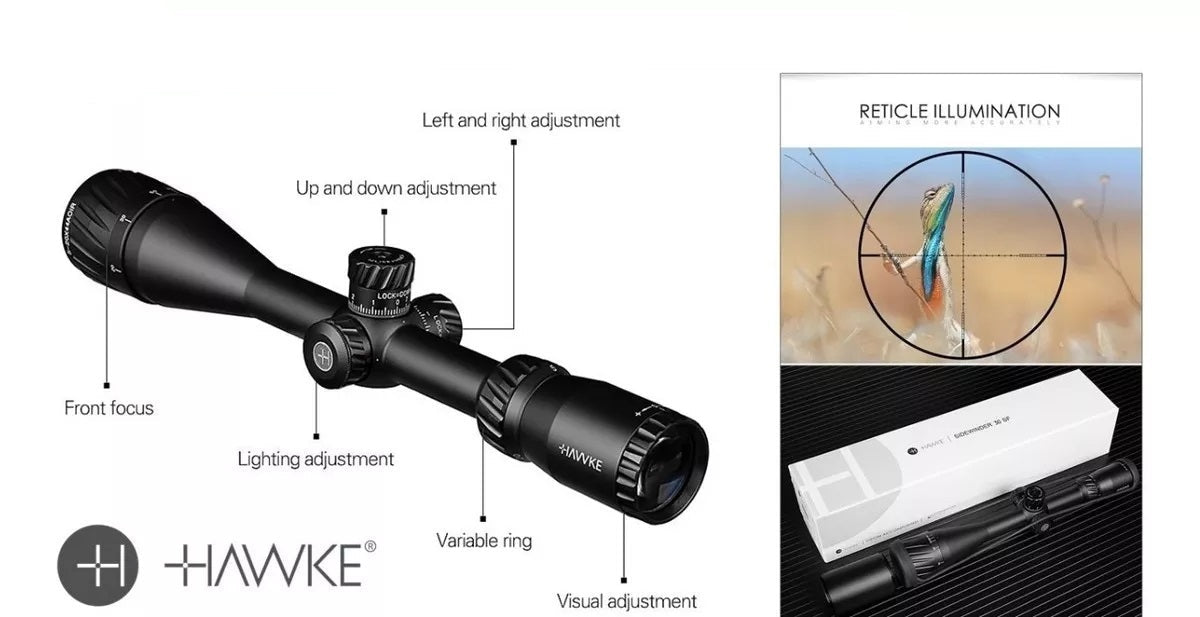 MIRA TELESCOPICA HAWKE 5-20X44/TIPO LEAPERS - hiking outdoor Chile - MIRA TELESCOPICA HAWKE 5-20X44/TIPO LEAPERS - hiking outdoor Chile - ART. CAZA -