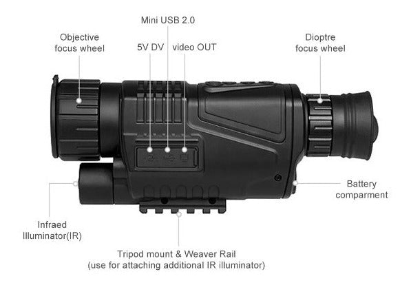 Monocular Visor - Vision Nocturno - hiking outdoor Chile - Monocular Visor - Vision Nocturno - hiking outdoor Chile - 