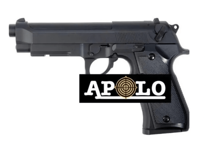 Pistola Apolo Co2 A92 (Replica Beretta 92) - hiking outdoor Chile - Pistola Apolo Co2 A92 (Replica Beretta 92) - hiking outdoor Chile - MILITAR -