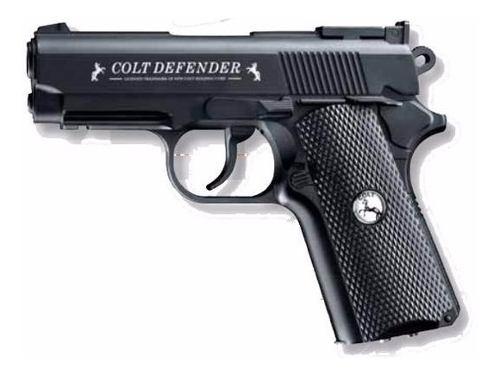 PISTOLA COLT DEFENDER - Co2 - Balines 4,5 mm. - hiking outdoor Chile - PISTOLA COLT DEFENDER - Co2 - Balines 4,5 mm. - hiking outdoor Chile - ART. CAZA -