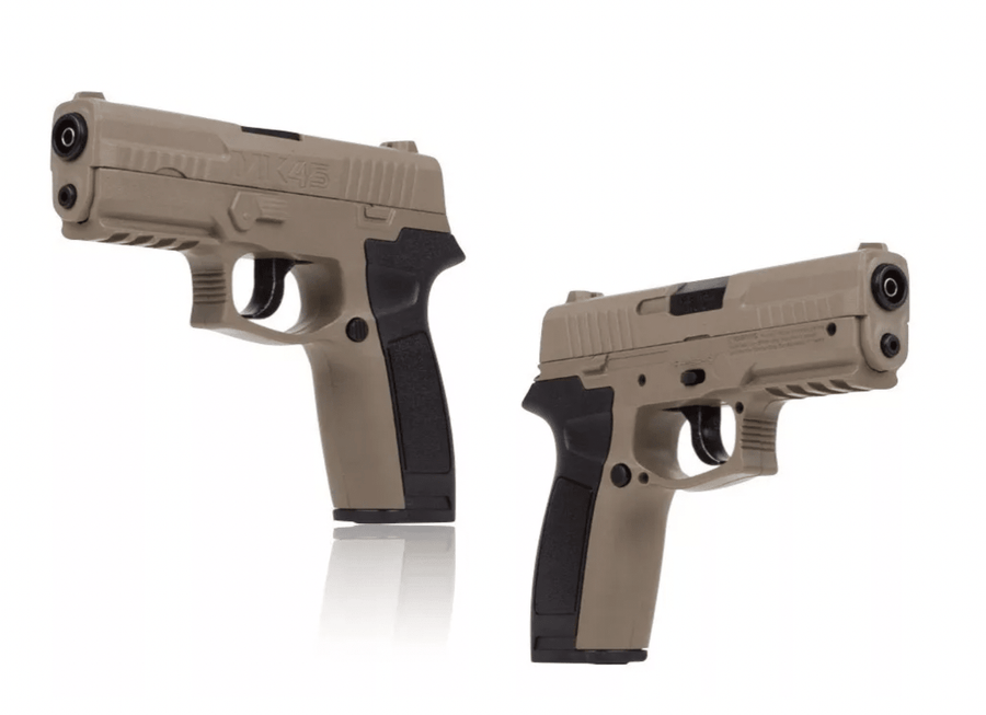 Pistola Crosman Mk45 Tactico / Balin / Co2 - hiking outdoor Chile - Pistola Crosman Mk45 Tactico / Balin / Co2 - hiking outdoor Chile - 