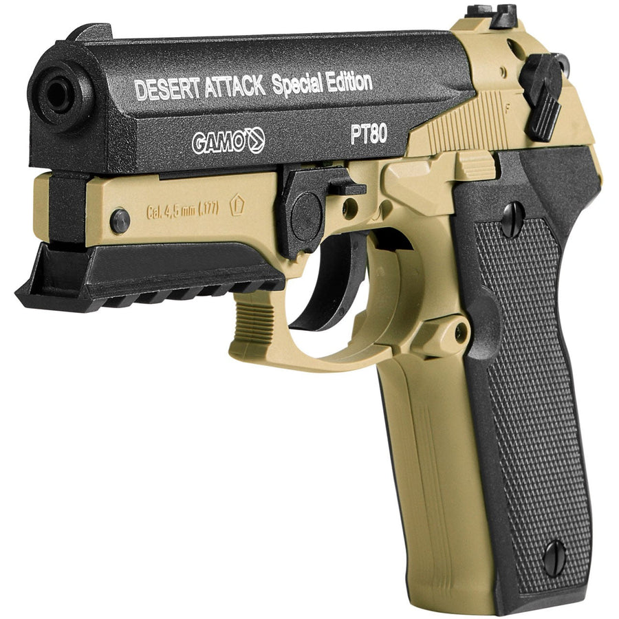 PISTOLA GAMO PT-80 POSTON CAL. 4.5 EDICION DESERT - hiking outdoor Chile - PISTOLA GAMO PT-80 POSTON CAL. 4.5 EDICION DESERT - hiking outdoor Chile - ART. CAZA -