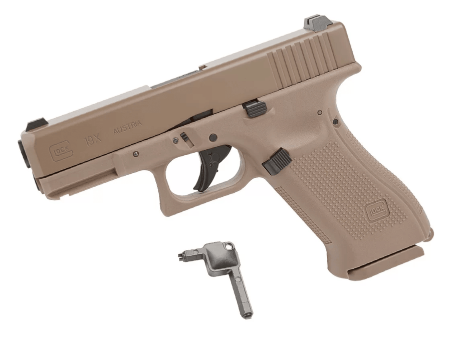 Pistola Umarex Glock 19X full Metal CO2 Blowback .177 BB Gun, Tan Cal 4,5 - hiking outdoor Chile - Pistola Umarex Glock 19X full Metal CO2 Blowback .177 BB Gun, Tan Cal 4,5 - hiking outdoor Chile - Armas -