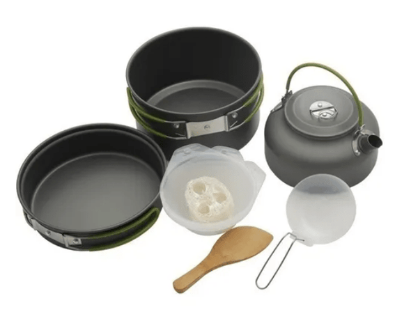 SET DE OLLA CAMPSOR 3-4 P. CON TETERA - hiking outdoor Chile - SET DE OLLA CAMPSOR 3-4 P. CON TETERA - hiking outdoor Chile - OUTDOOR -